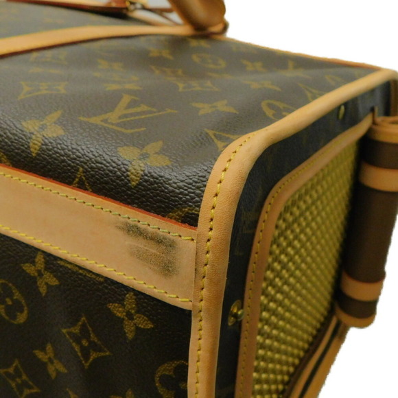 Louis Vuitton Sacchan 50 Monogram Dog Carrier Brown - Picture 7 of 16